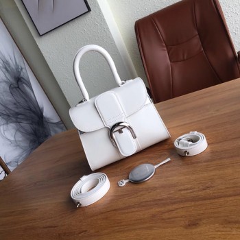 델보 브리앙 박스 GM 백 화이트